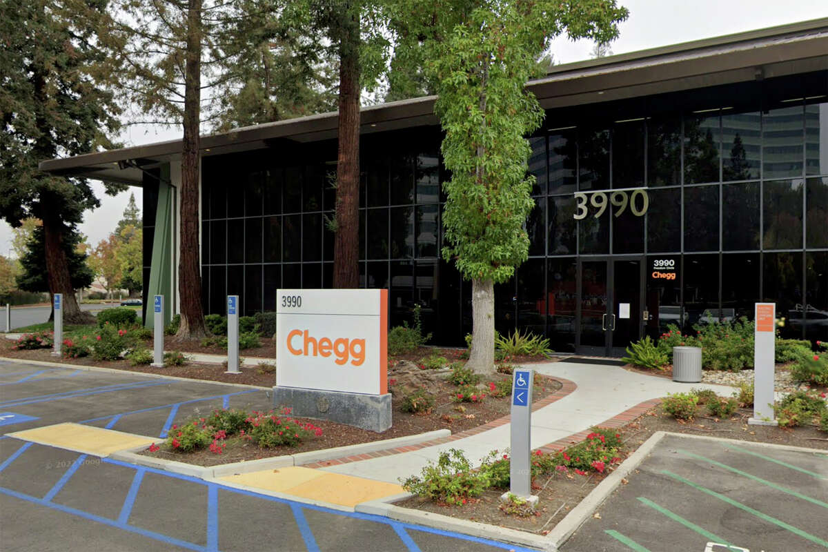 Chegg's headquarters at 3990 Freedom Circle in Santa Clara, California. The education tech company announced plans for a 441-worker layoff on June 17, 2024.