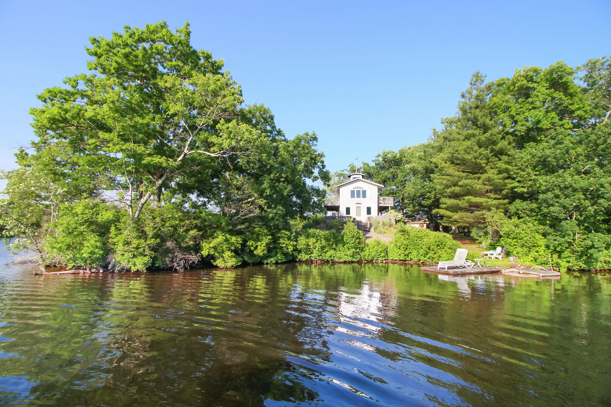 Island in CT's Lake Williams State Park listed for 459,900