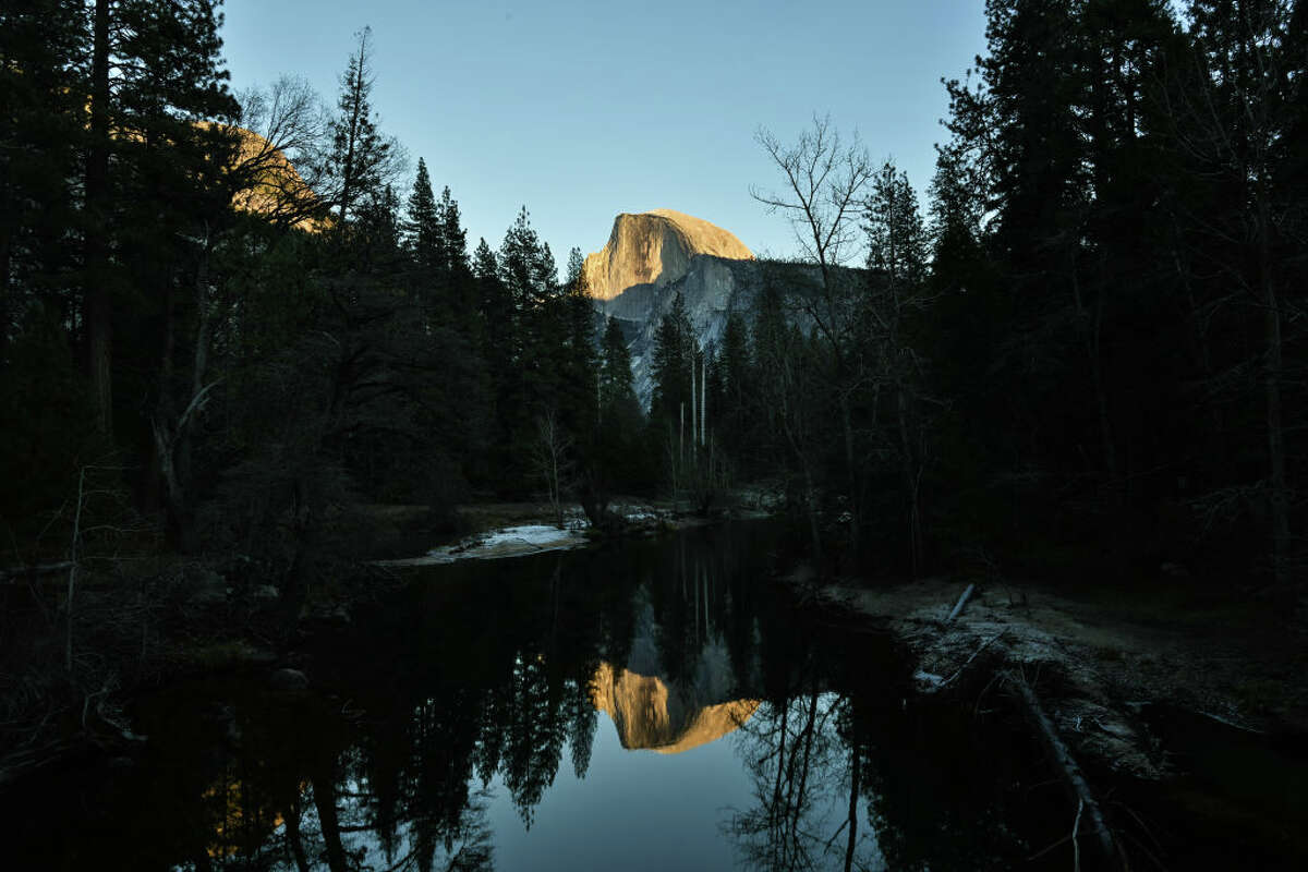 File - Half Dome in Yosemite National Park on December 13, 2023. 