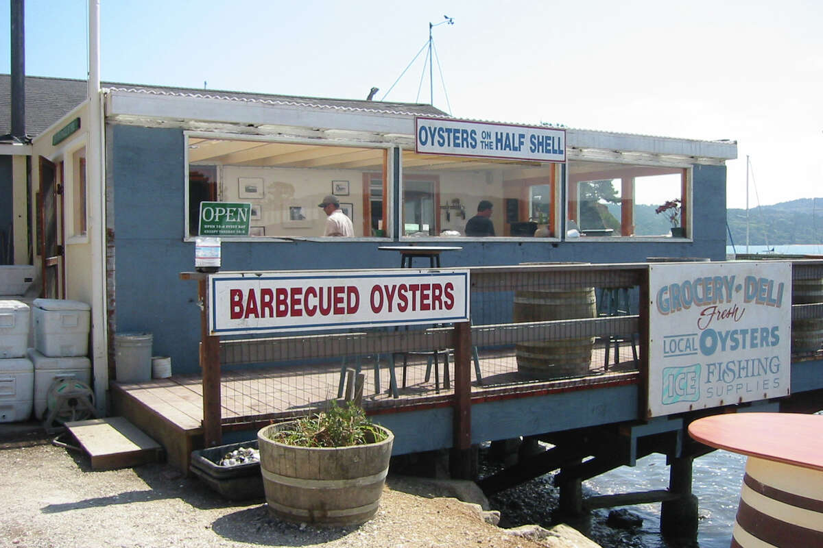 An exterior view of the Marshall Store in west Marin County.