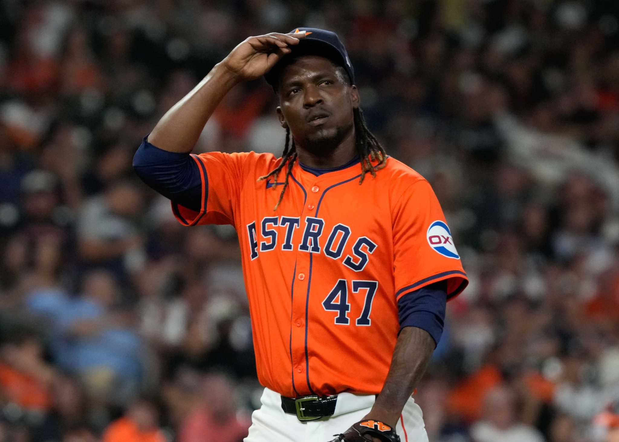 Houston Astros designate reliever Rafael Montero for assignment 