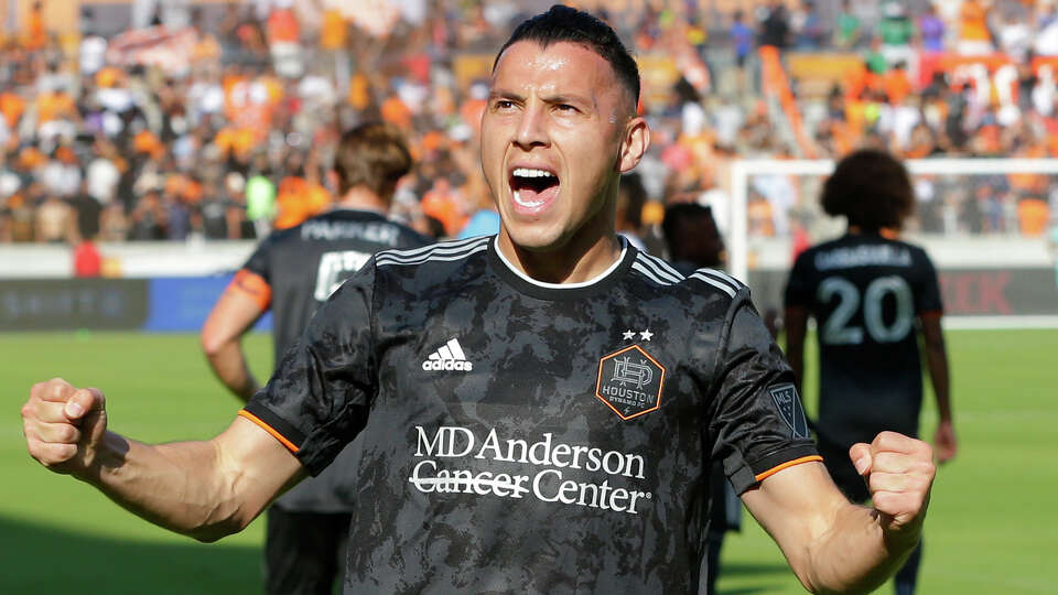 Dynamo forward Sebastián Ferreira had a hat trick in Houston's win on Saturday.