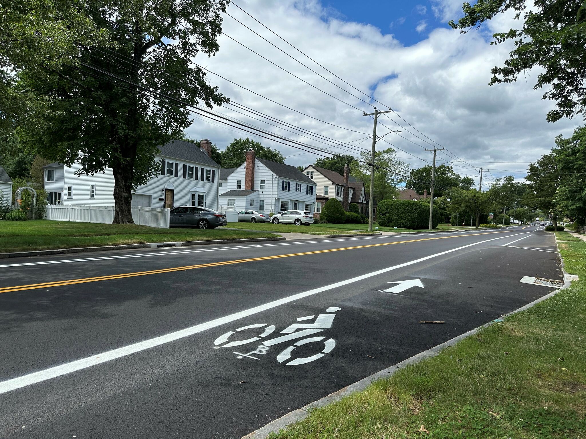 West Hartford's new bike lanes create one of the town's longest routes