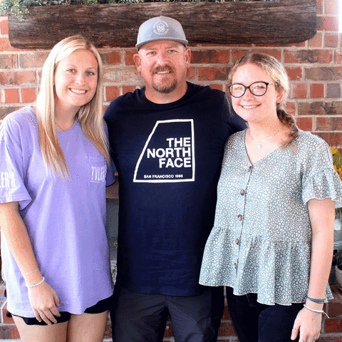 DADDY'S GIRLS: Dusty Kemp goes the distance to love and support his ...