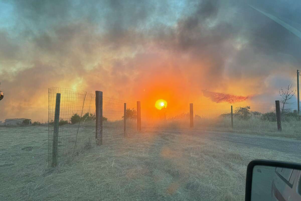 Apache Fire in Buttte County. June 24, 2024.