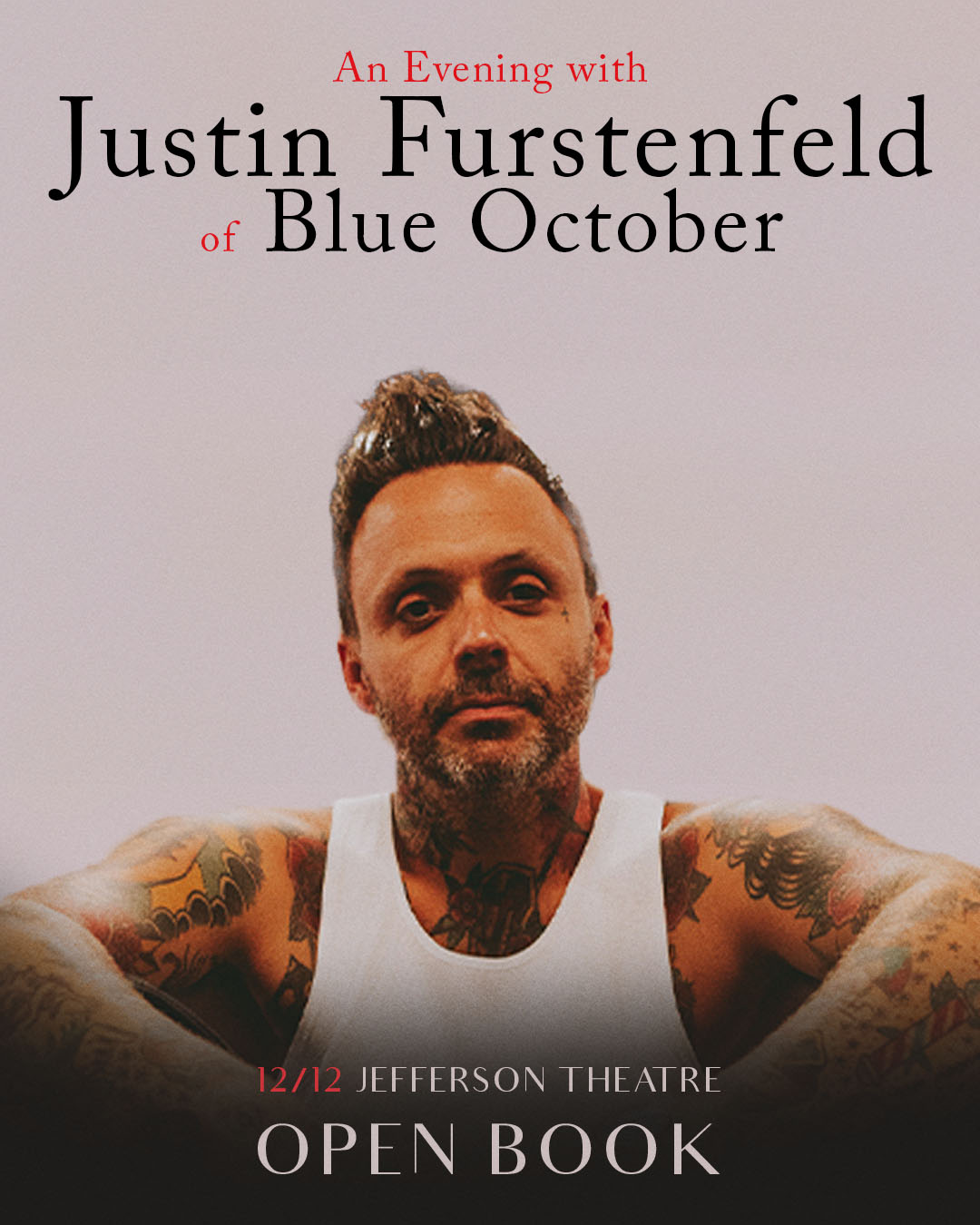Justin Furstenfeld's acoustic tour hits Jefferson Theatre