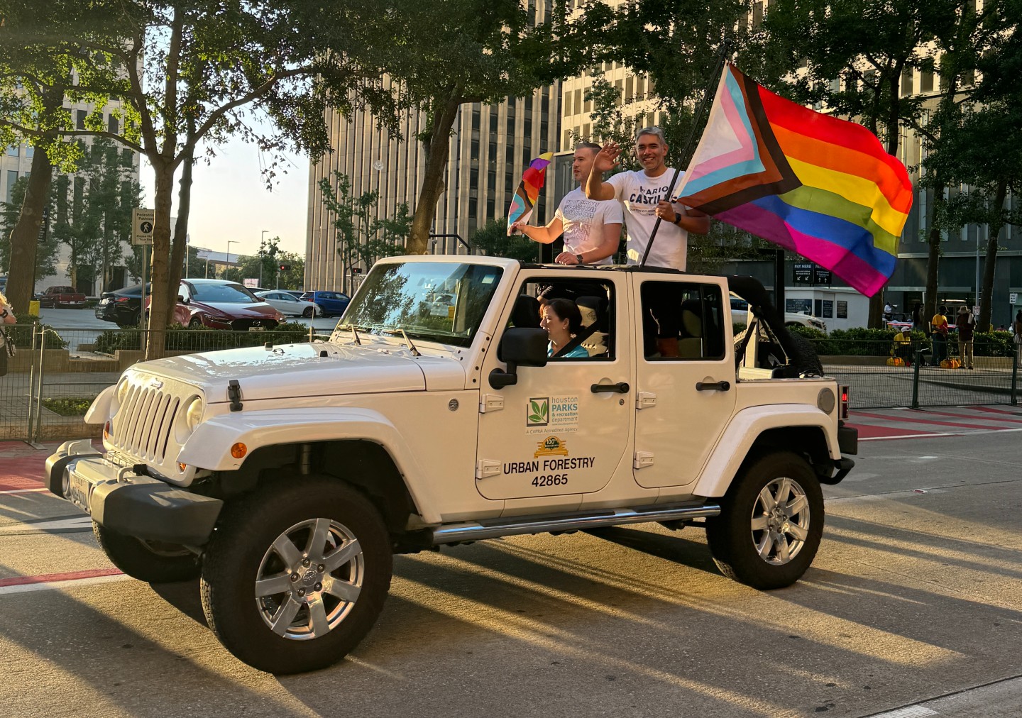 Houston's first of two Pride parades draws thousands amid controversy