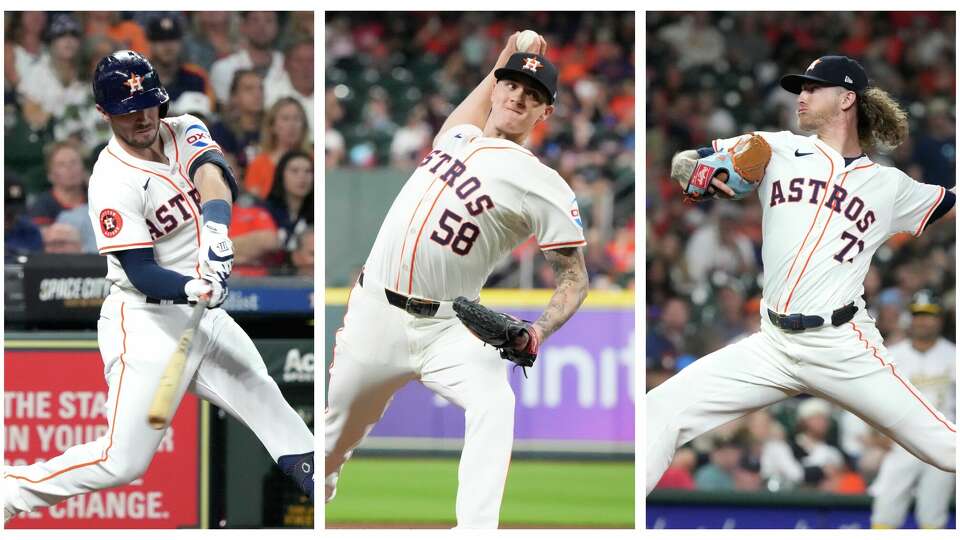 The Astros moved back to .500, thanks to production from Alex Bregman and solid pitching from Hunter Brown and Josh Hader. 