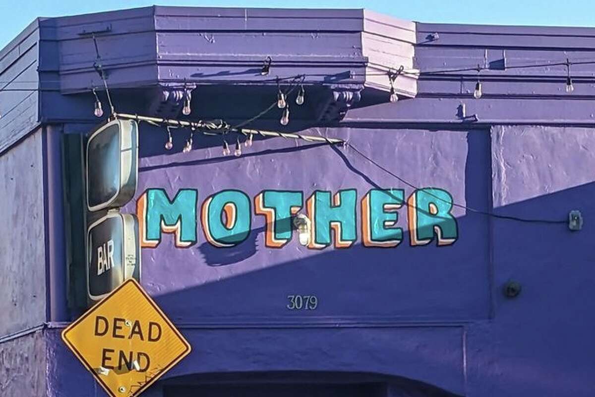 An exterior shot of Mother, a bar in the Mission.