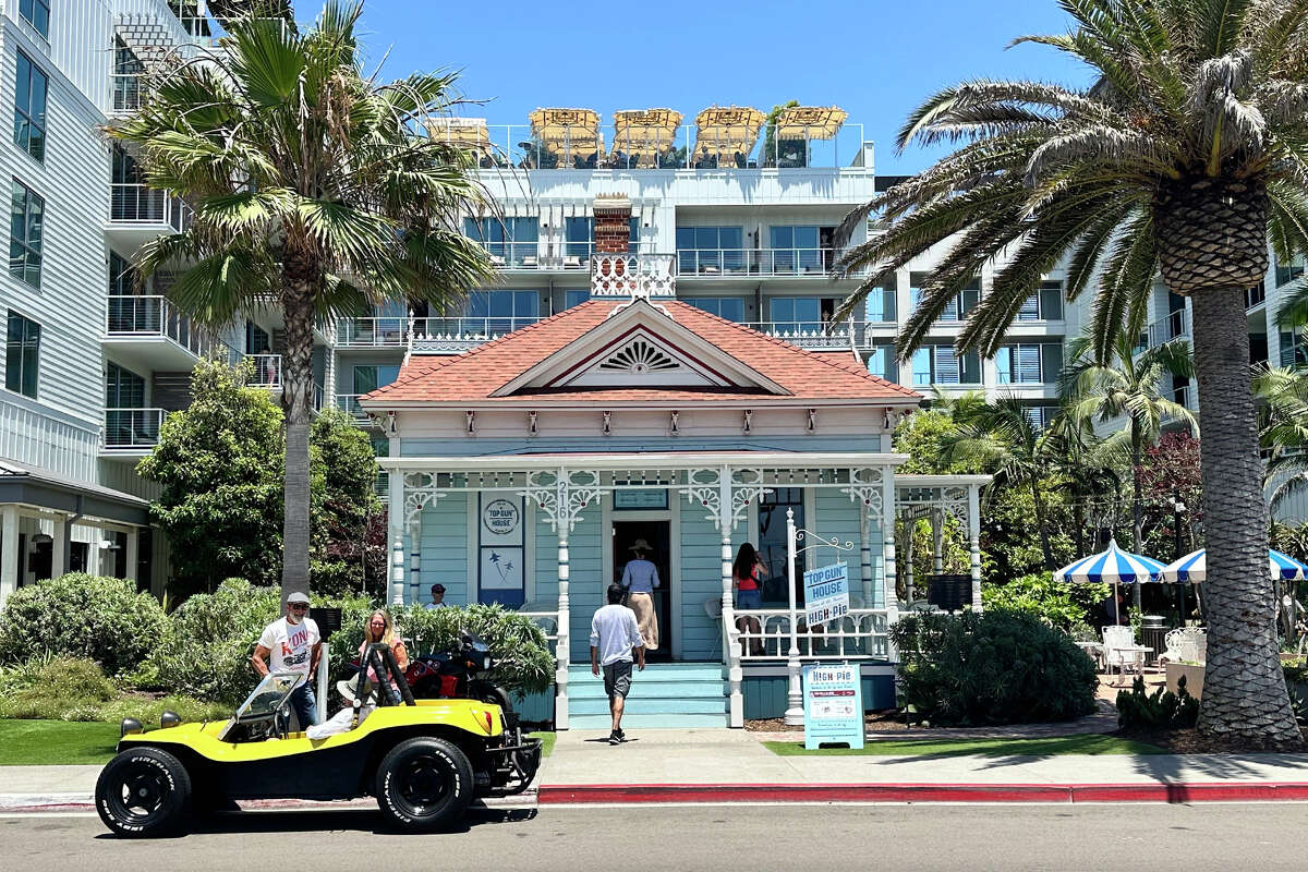 The exterior of High Pie in Oceanside, Calif. on June 20, 2024.