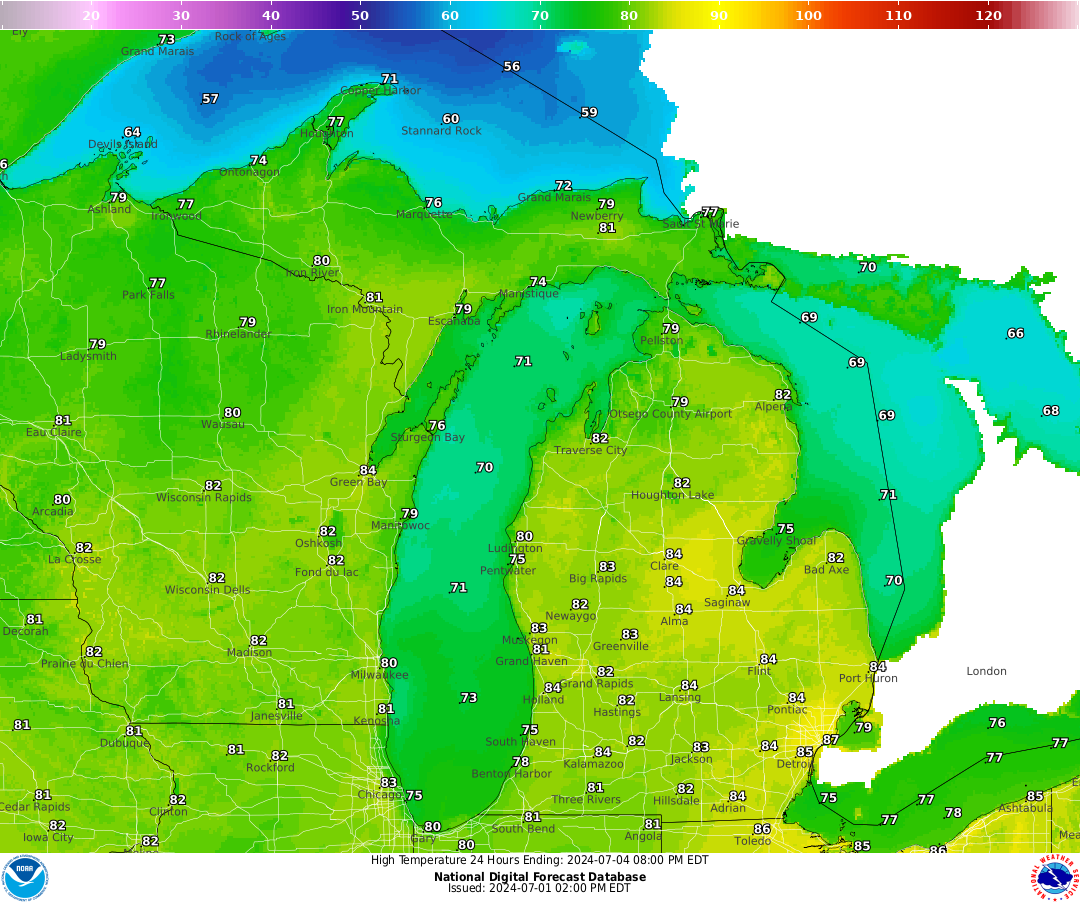 Fourth of July expected to be clear for West Michigan