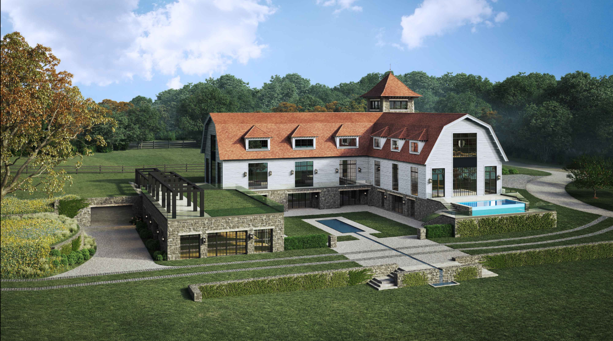 Ziegler Farm cow barn in Darien to 3bedroom Great Island home