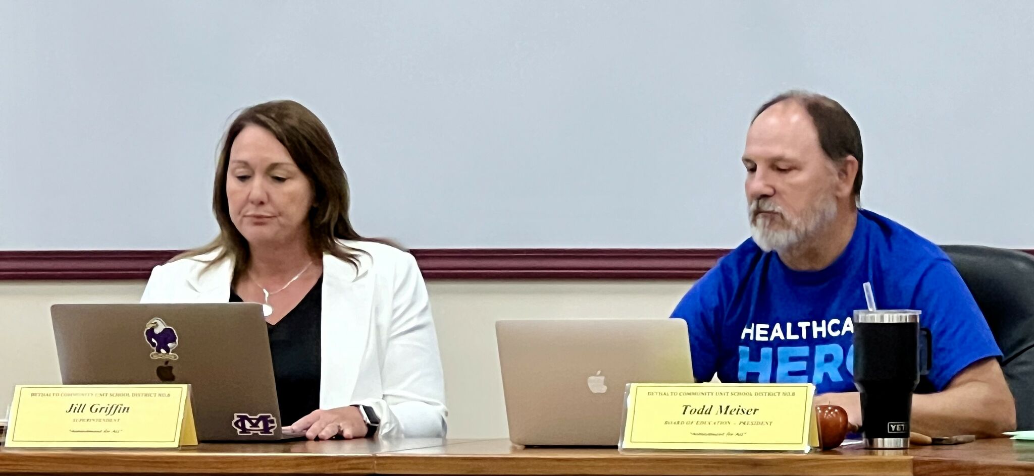 Bethalto school board president admits to 'personnel issue'