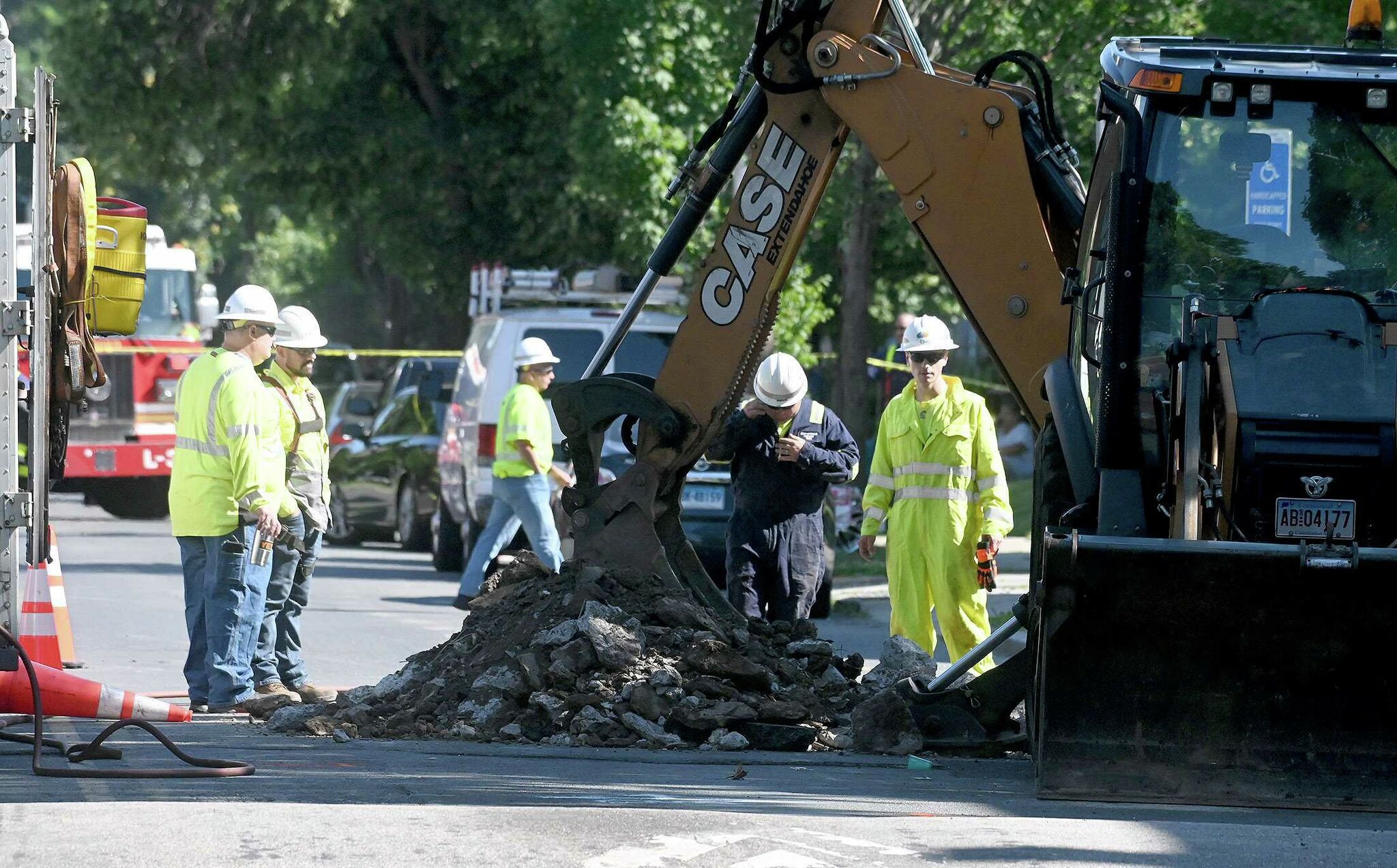 About 50 people evacuated after Hartford gas leak, fire official says