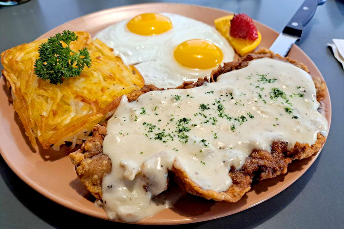 The country fried steak plate at King City Grill, in King City, Calif.