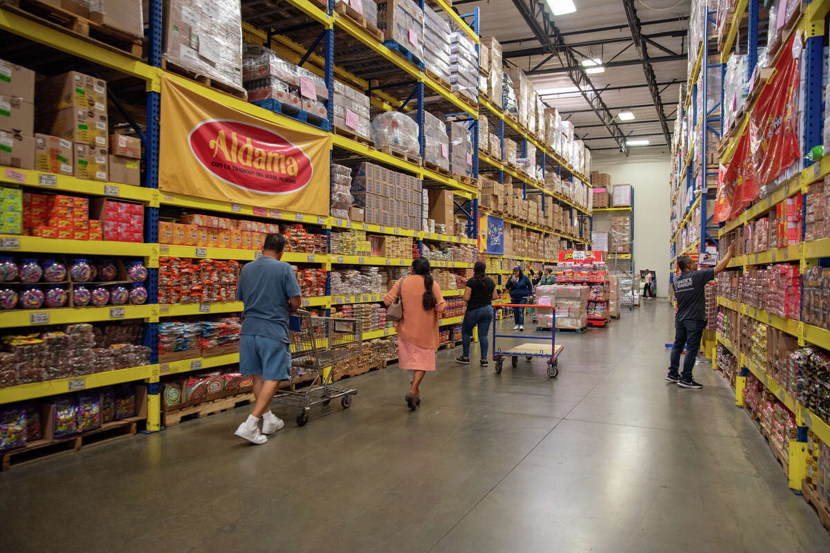 Customers shop at Jack's Candy in Los Angeles, Calif. on July 1, 2024.