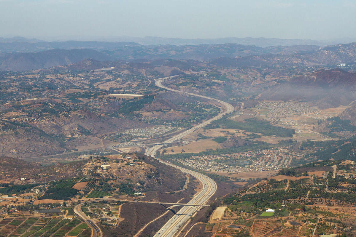 Interstate 15 winds from Southern California to Las Vegas.