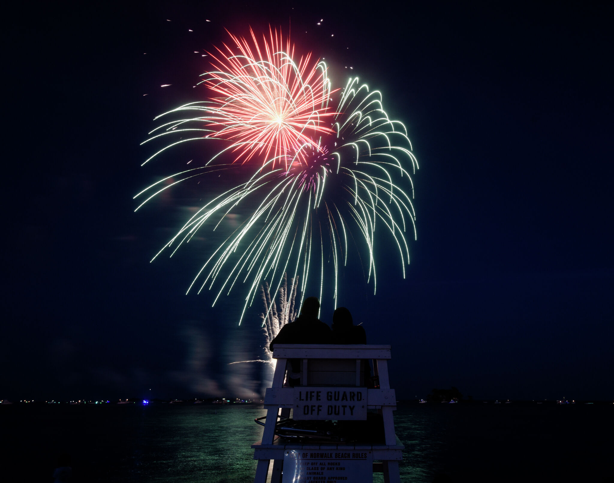 Norwalk celebrates Fourth of July with fireworks at Calf Pasture Beach