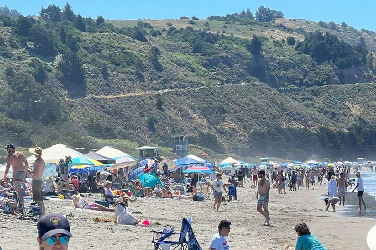 A photo of Stinson Beach on Thursday, July 4 2024. 