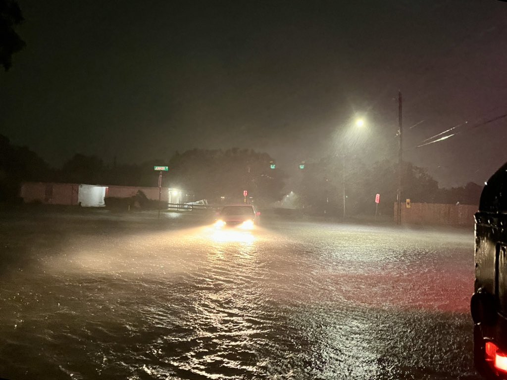 Social media photos show Hurricane Beryl raging through Houston