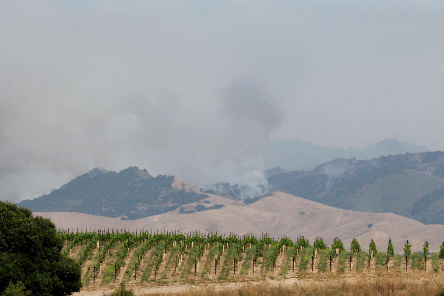Map shows where the Lake Fire is burning in Santa Barbara County