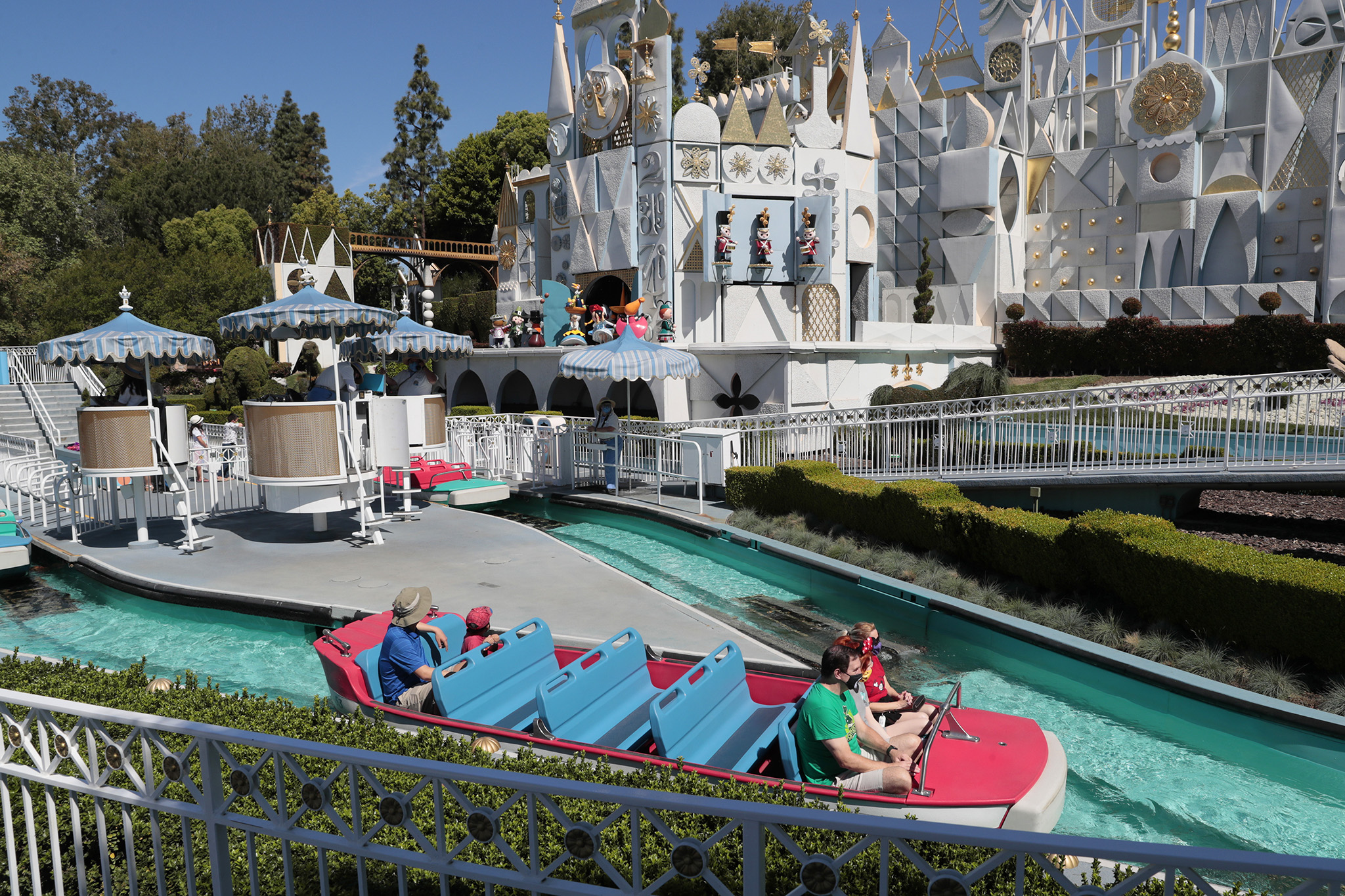 Small Rides Once a year, 1,000 rubber ducks go into Disneyland's Small World ride