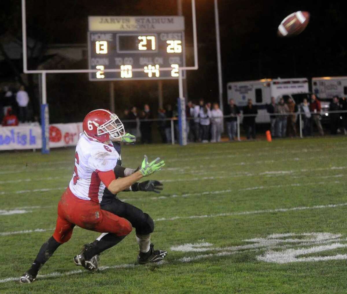 Late Score Lifts Ansonia Past Derby O'brien Tech