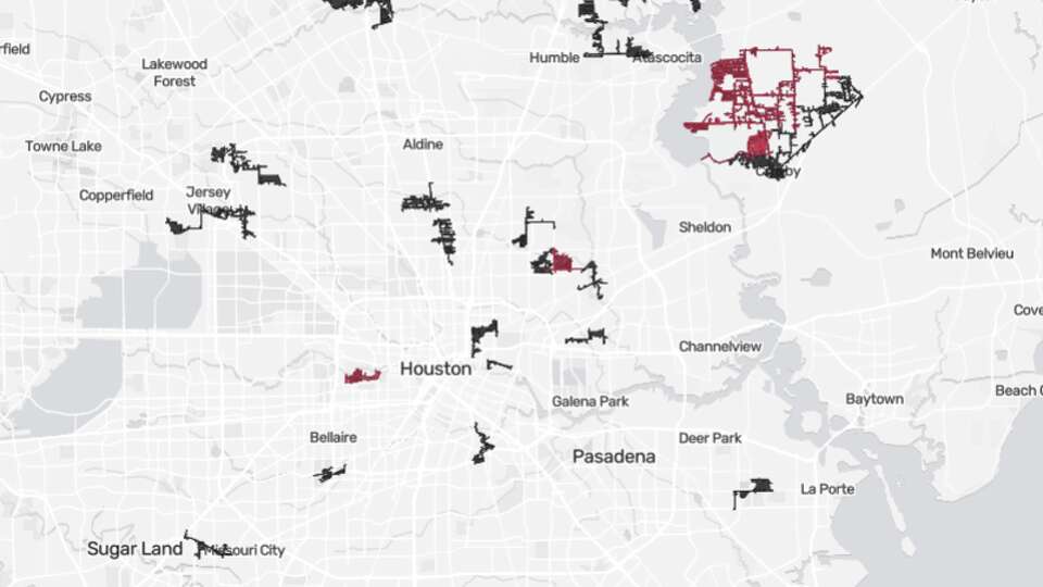 CenterPoint circuits that are among the utility's chronic poor performers 