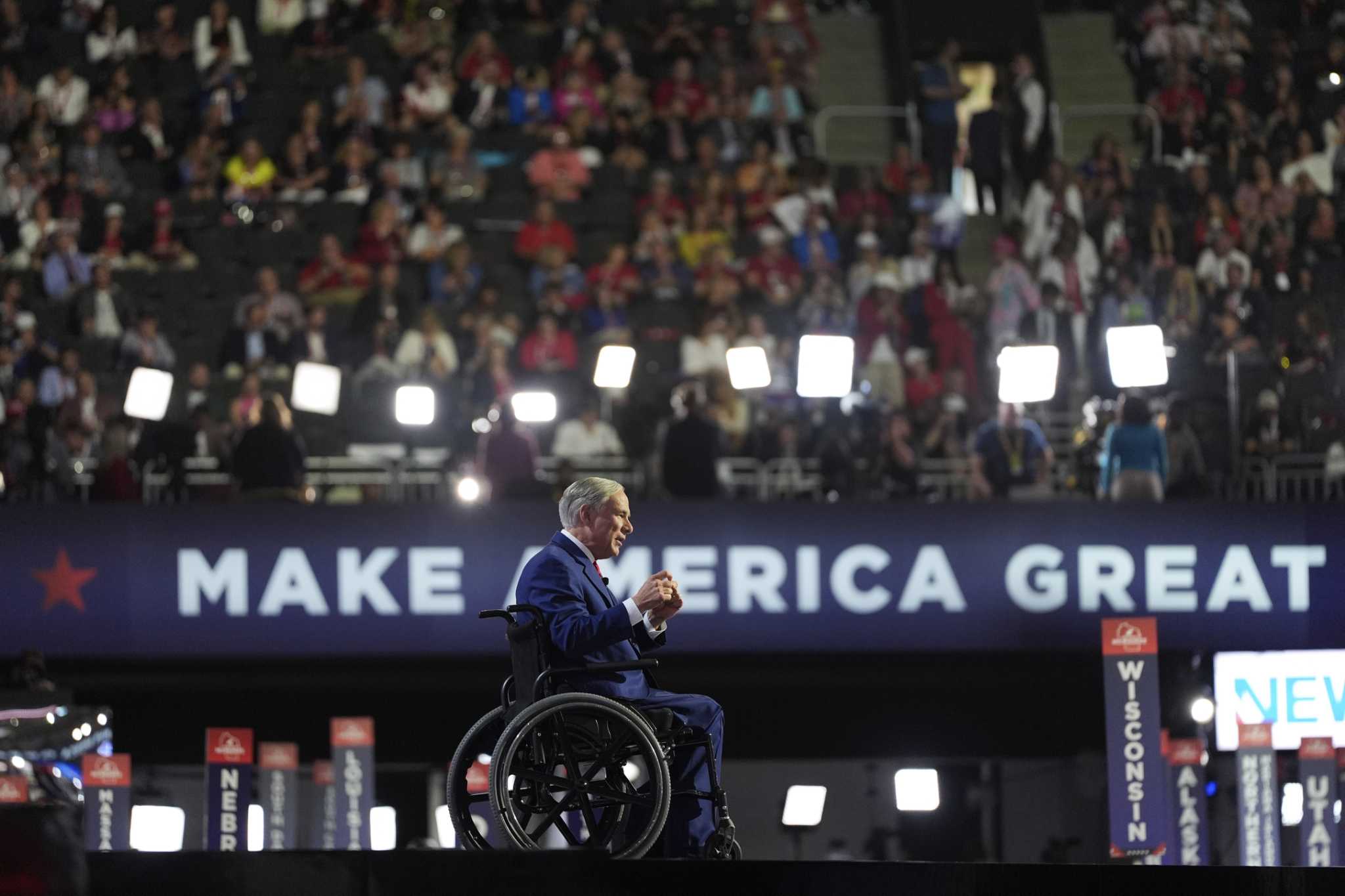 Republican National Convention: Why Greg Abbott teared up after speech