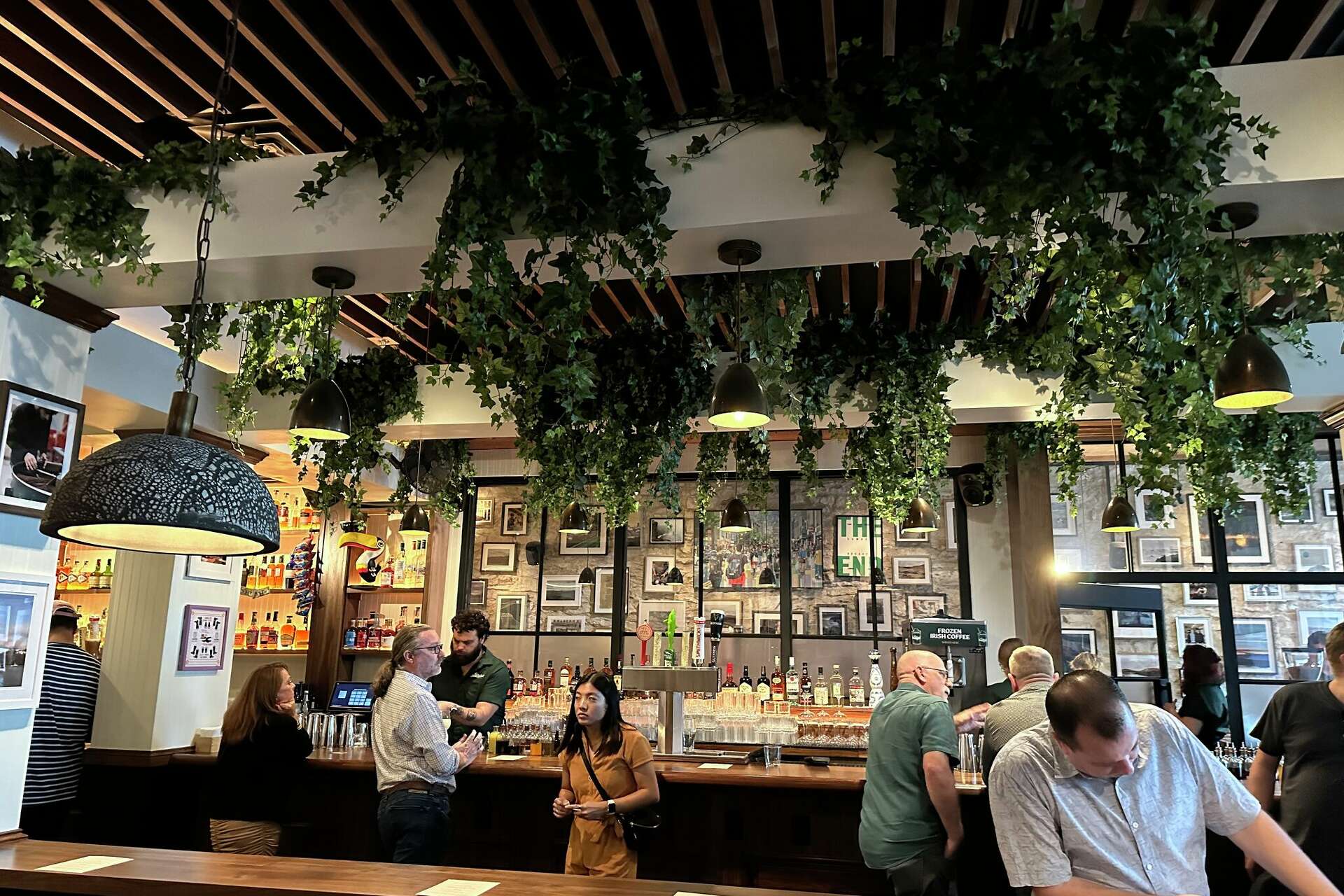 Austin 'feels like' Ireland at The Dead Rabbit Irish pub