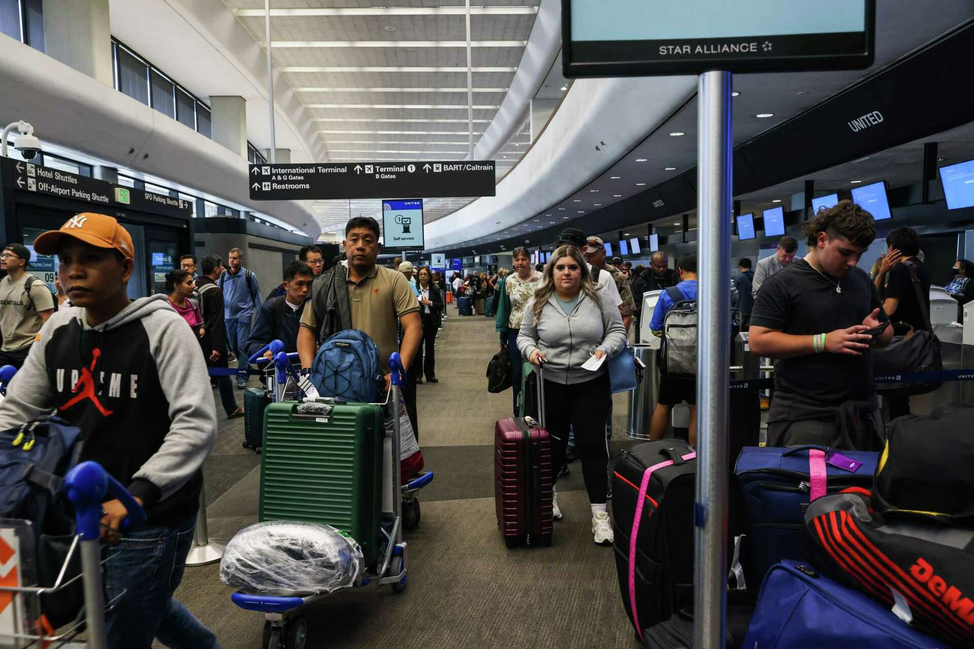 Global tech outage disrupts SFO, more than 100 flights canceled