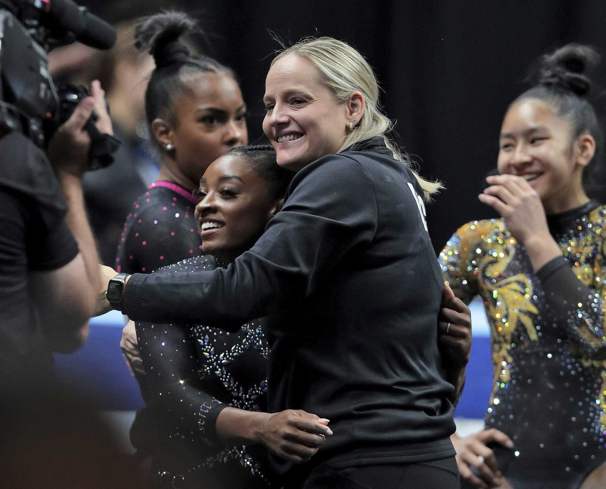 Cecile and Laurent Landi helped Simone Biles reach new heights. The  Olympics serve as a homecoming