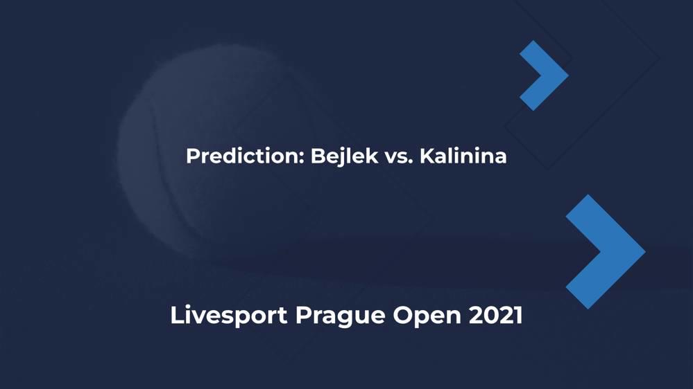 Livesport Prague Open 2021 2024 Bejlek vs. Kalinina Prediction