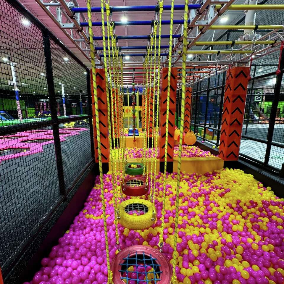 New entertainment park with trampolines and zip lines opens in CT