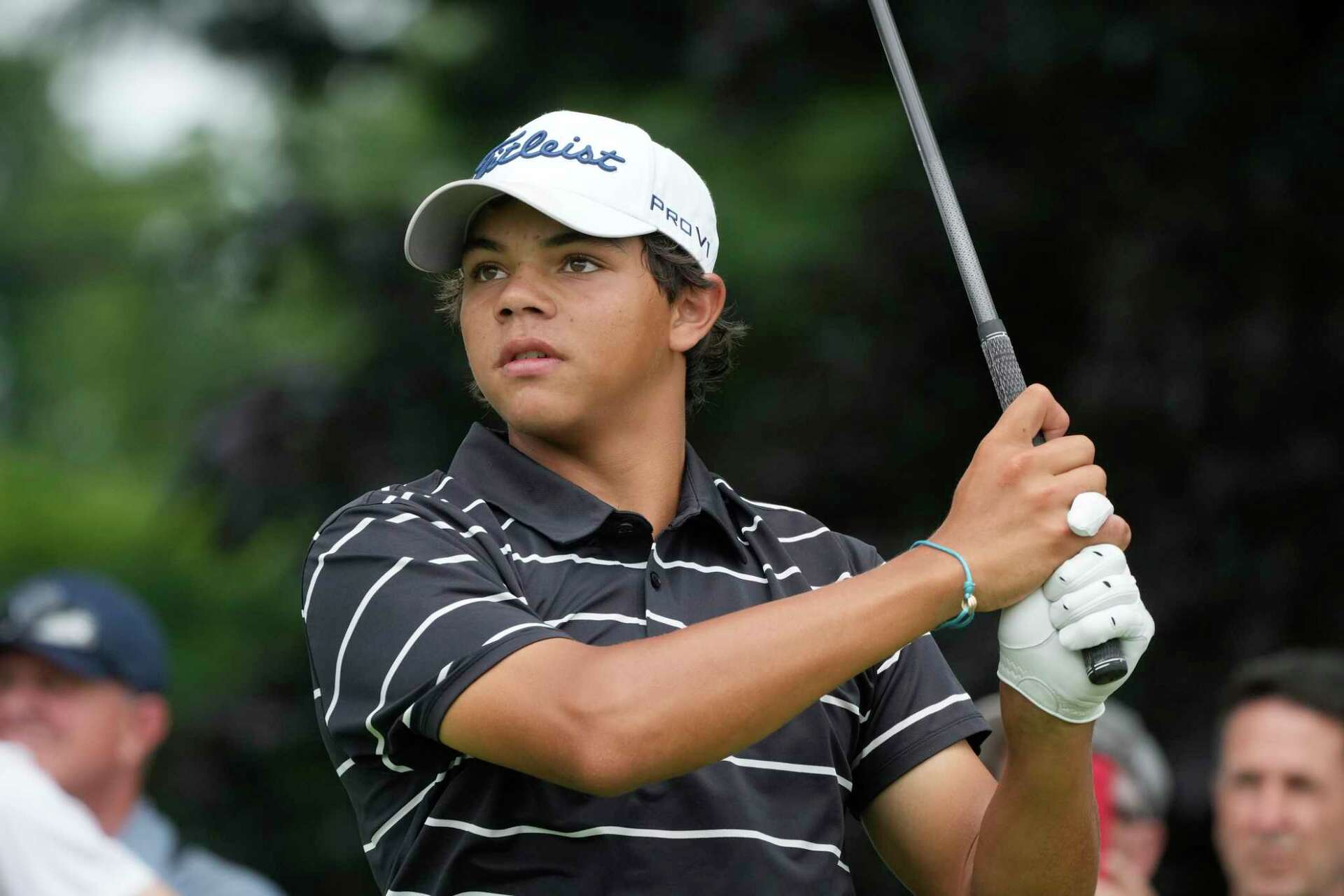 Tiger Woods watches 15-year-old son Charlie shoot a 12-over 82 in US Junior  Amateur at Oakland Hills