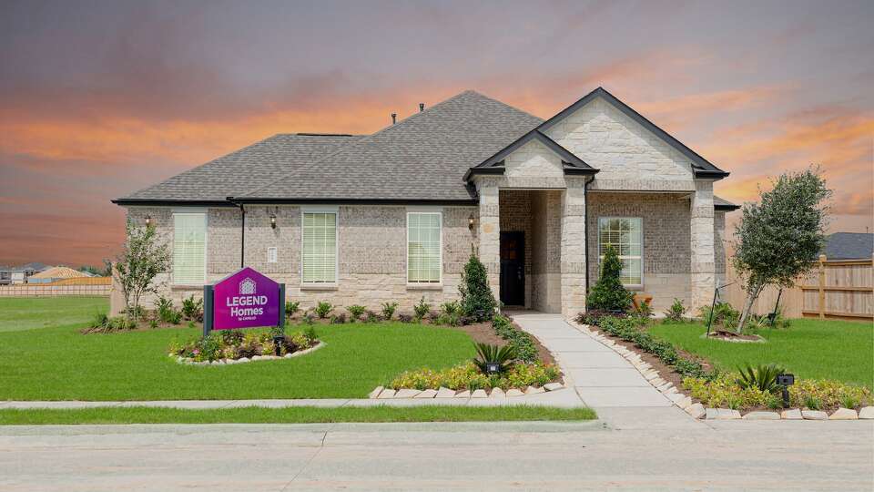 This image shows a rendering for one of the new homes coming to the Bluestem community in Brookshire.