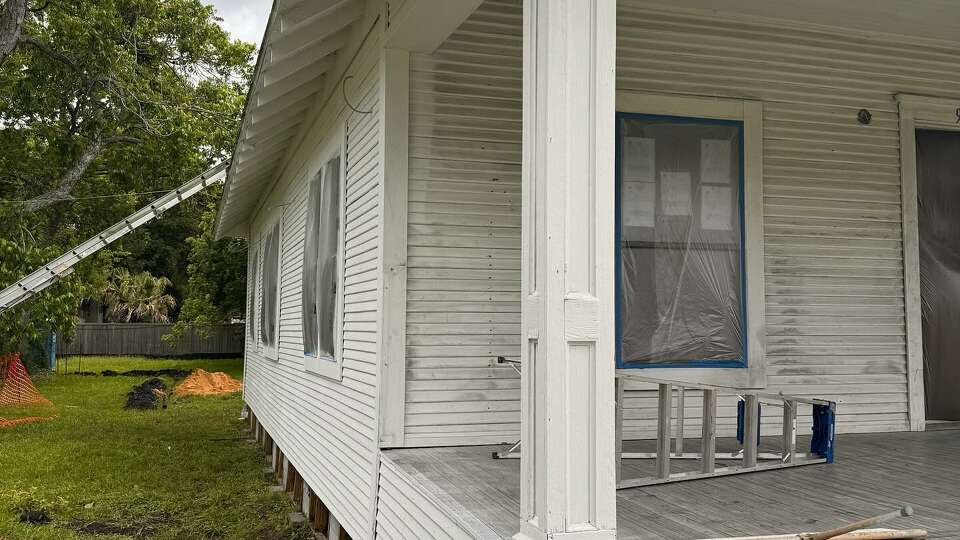 The Friendswood Scoop Shop is housed in a home built in 1926. The home has undergone a full restoration, and is prepared for a July 30 opening. 