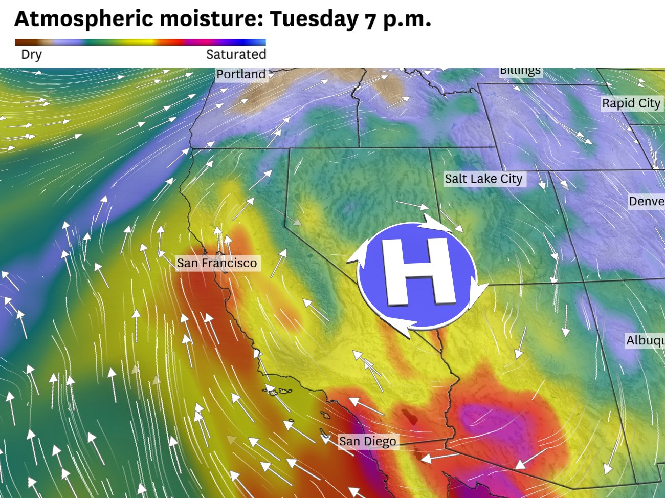 California heat wave continues, monsoon moisture impacts region