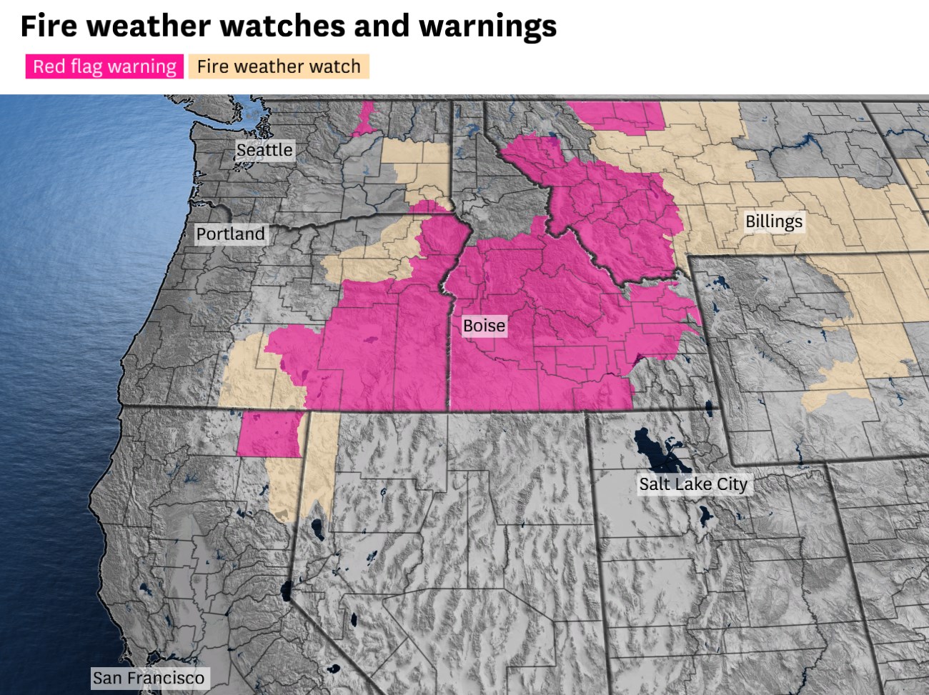 California weather shift raises the fire risk from thunder, wind
