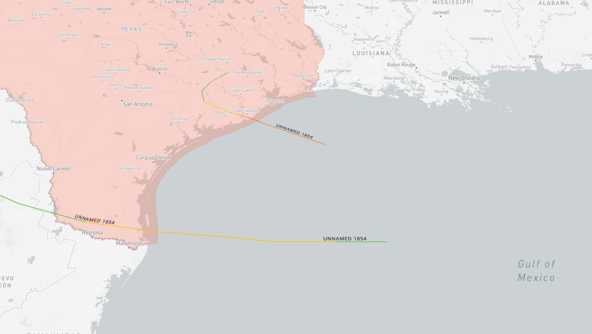 How often does Texas get hit by multiple hurricanes in a year?