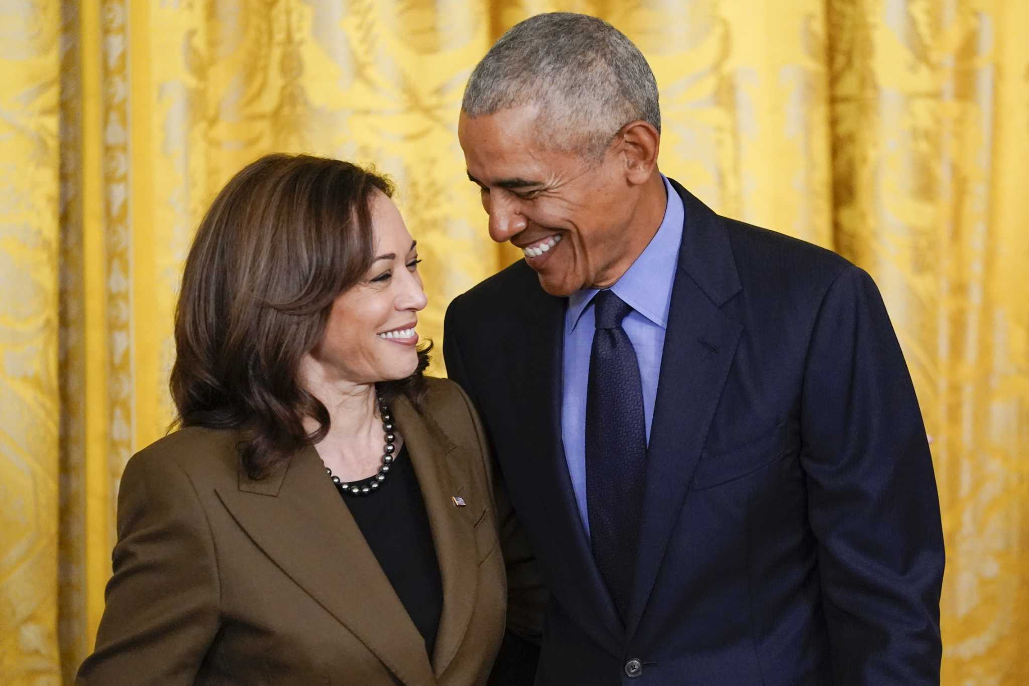 Barack and Michelle Obama endorse Kamala Harris, giving her expected but ...
