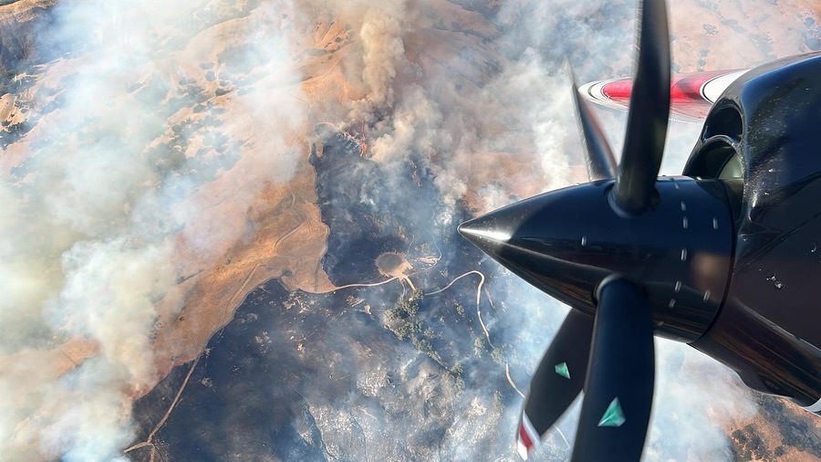 Funil Fire Creek Fire in Sunol preserve balloons in size in just 22 minutes