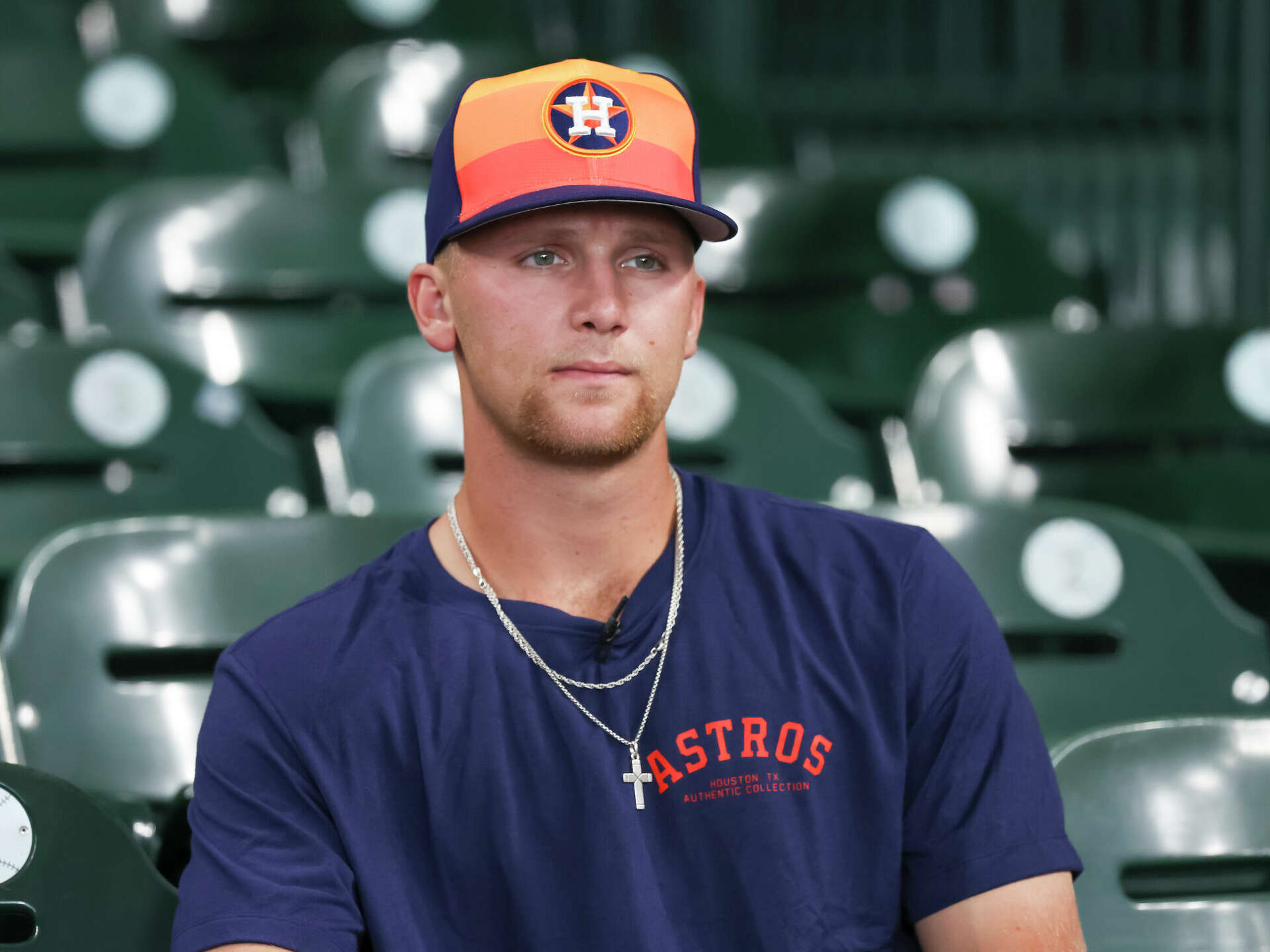 Astros' first-rounder Walker Janek meets with Hall of Famers