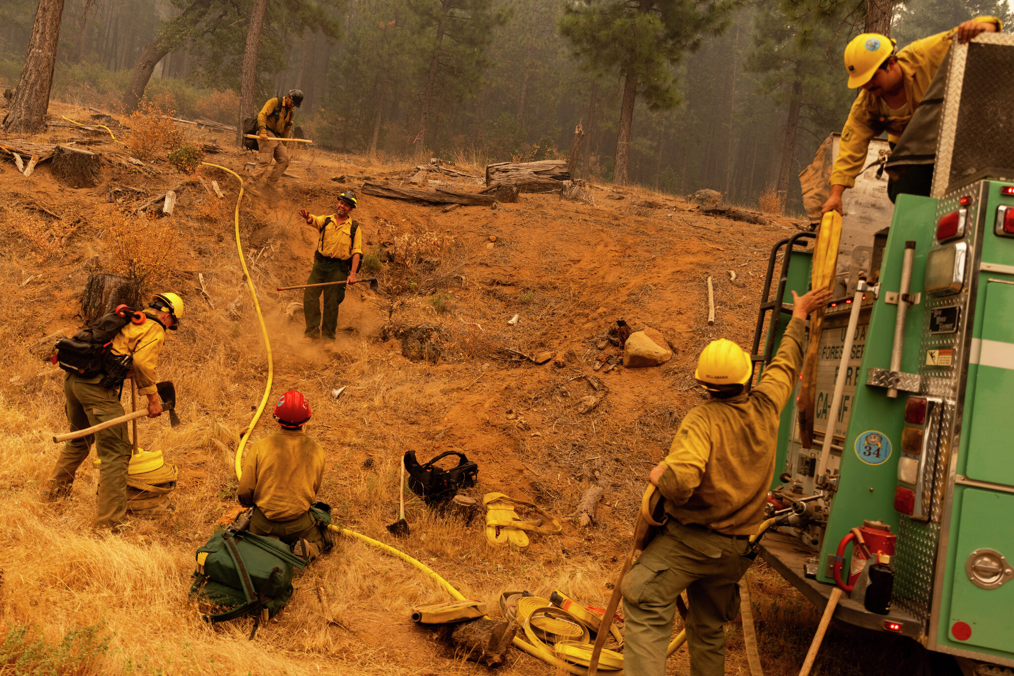 Texas deploys firefighters to California to battle wildfires