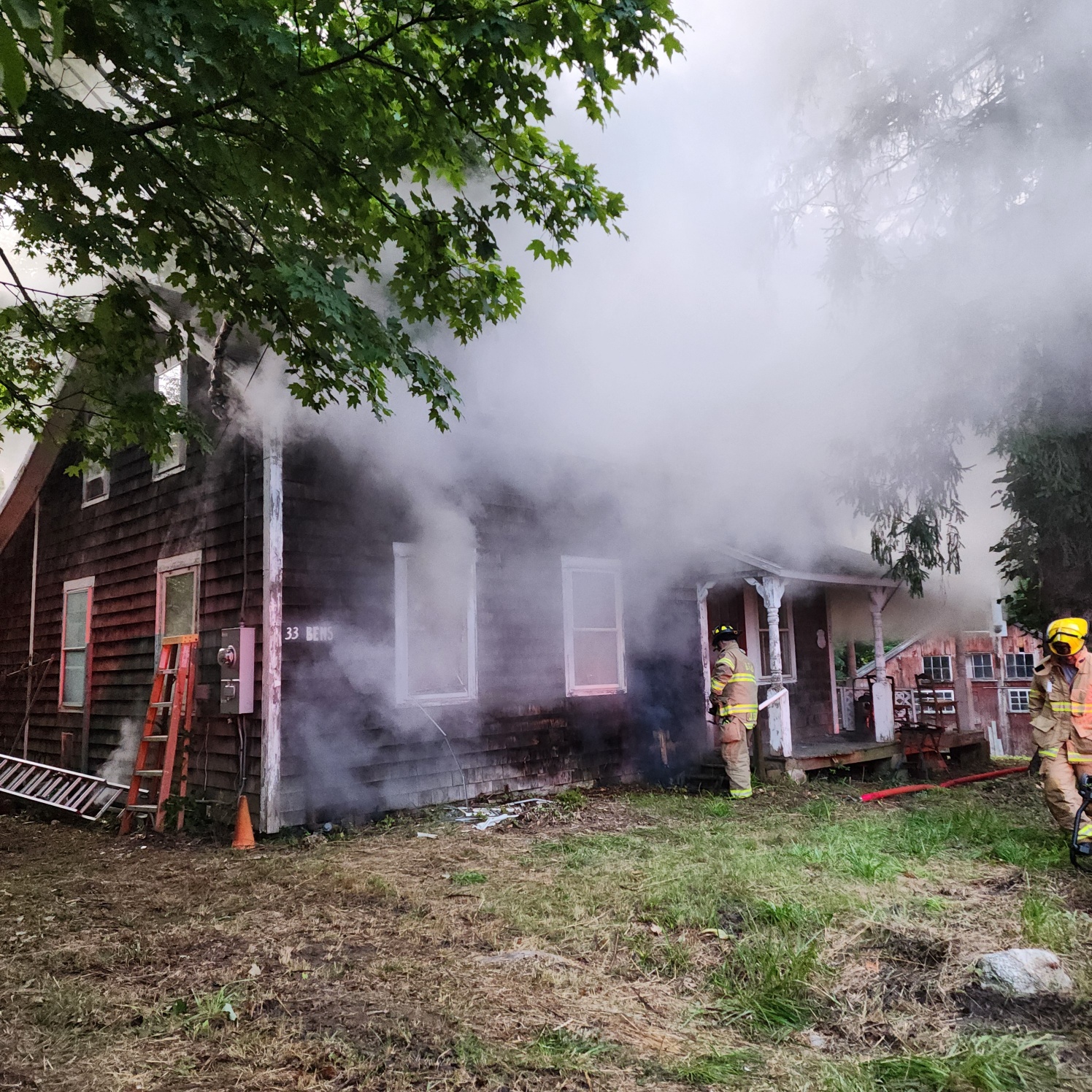 Multiple departments respond to Bethel house fire, officials say