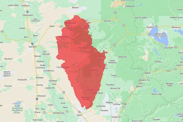 California's Park Fire has burned an area larger than Los Angeles