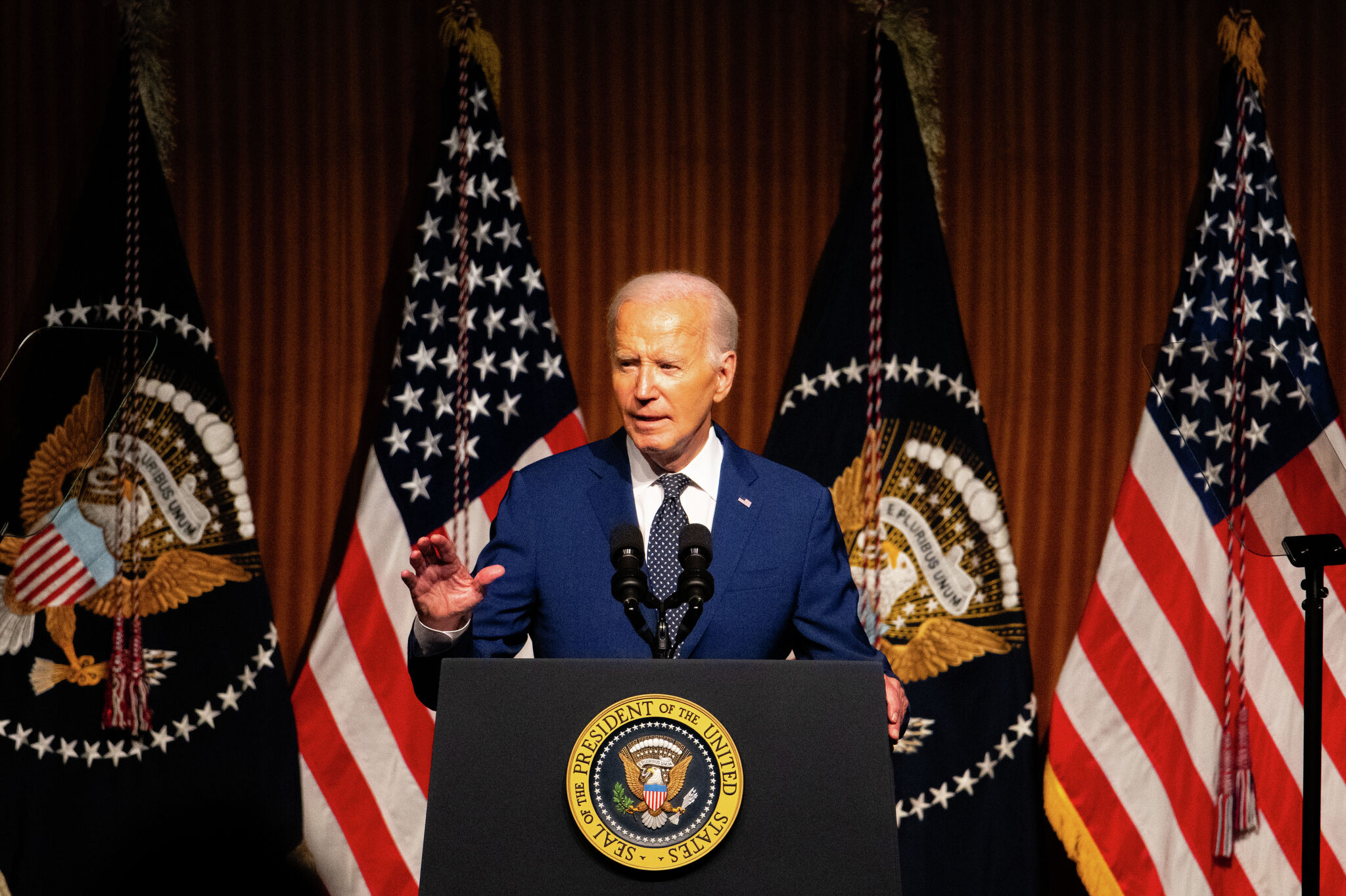 Joe Biden urges Supreme Court changes at LBJ library in Austin