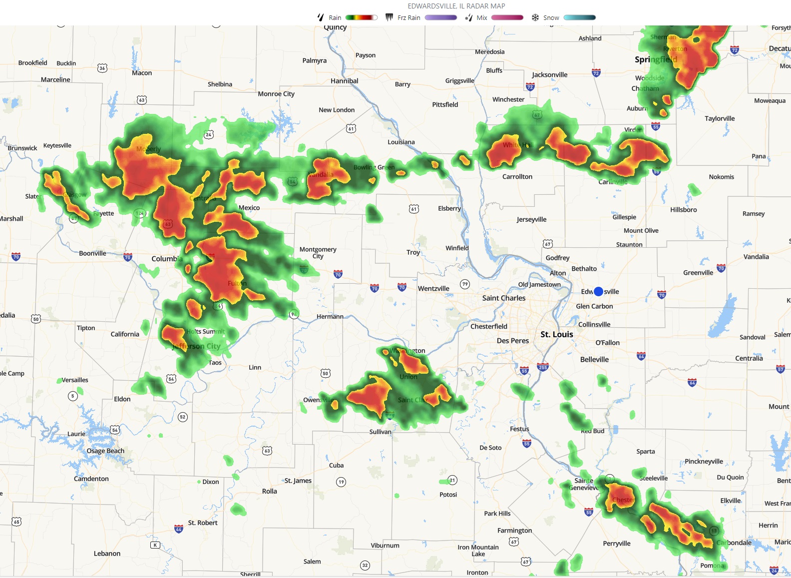 Severe thunderstorm watch issued for Madison County IL