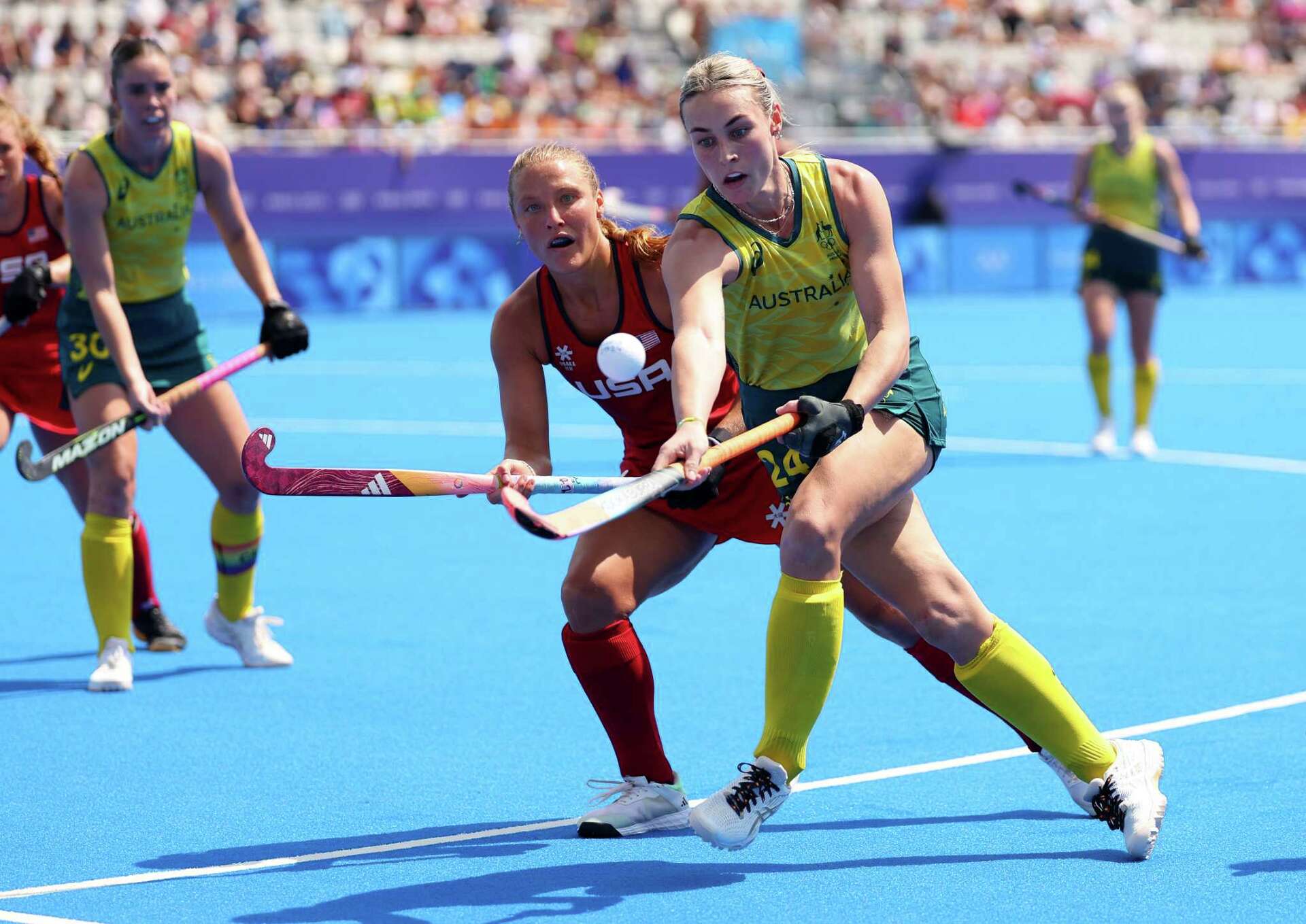 Adidas usa field hockey match top