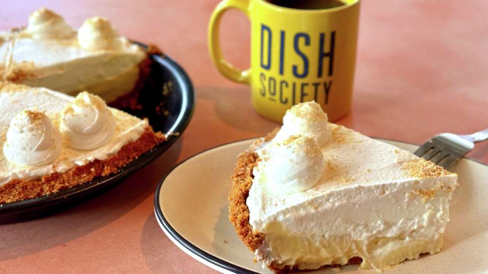 Proud Pie's key lime pie is now available at Dish Society's Katy location.